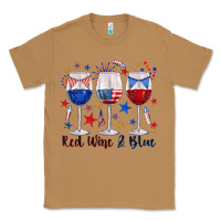 Toasted Coconut red wine and blue wine glasses Classic Tee - texasbilliewilder