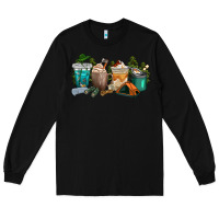 Black camping coffee cups Long Sleeve Tee - texasbilliewilder