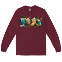 Camping Coffee Cups Long Sleeve Tee | Teevron