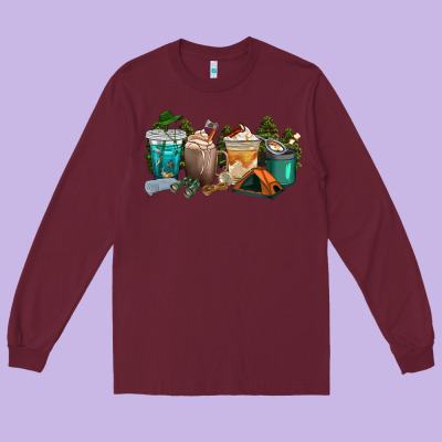 Long Sleeve Tee camping coffee cups