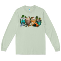 Matcha camping coffee cups Long Sleeve Tee - texasbilliewilder