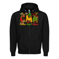 Black certified medical assistant juneteenth Zipper Hoodie - Zillion Design Studio