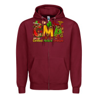 Burgundy certified medical assistant juneteenth Zipper Hoodie - Zillion Design Studio