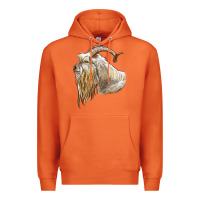 Carrot kiko goat face Premium Hoodie - LillyAllenDesigns