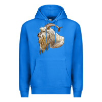 True Royal kiko goat face Premium Hoodie - LillyAllenDesigns