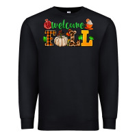 Black welcome fall Premium Sweatshirt - AdoDesignShop
