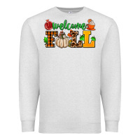 Oatmeal Heather welcome fall Premium Sweatshirt - AdoDesignShop
