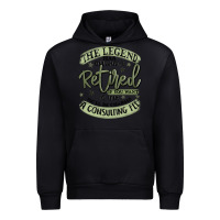 Black the legend has officially retired Urban Hoodie - MaliasSmallBusiness