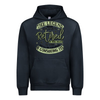 Navy the legend has officially retired Urban Hoodie - MaliasSmallBusiness