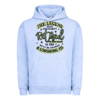 Pigment Grape Ice the legend has officially retired Urban Hoodie - MaliasSmallBusiness