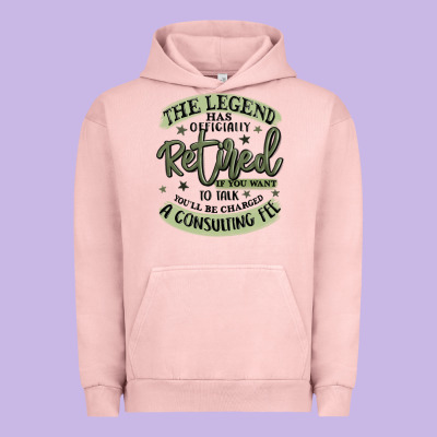 The Legend Has Officially Retired Urban Hoodie Designed By Maliassmallbusiness