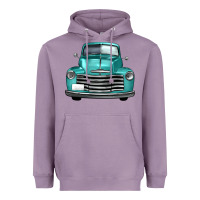 Lavender western truck front view Heavyweight Hoodie - FaDigitalArtStudio