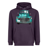 Plum western truck front view Heavyweight Hoodie - FaDigitalArtStudio