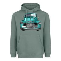 Sage western truck front view Heavyweight Hoodie - FaDigitalArtStudio