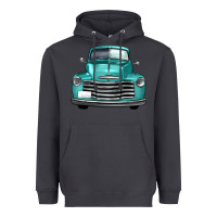 Smoke western truck front view Heavyweight Hoodie - FaDigitalArtStudio