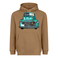 Toasted Coconut western truck front view Heavyweight Hoodie - FaDigitalArtStudio