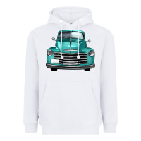 White western truck front view Heavyweight Hoodie - FaDigitalArtStudio