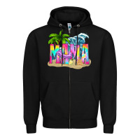Black summer mama Zipper Hoodie - texasbilliewilder