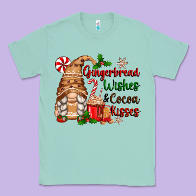 Classic Tee gingerbread wishes and cocoa kisses