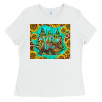 White mama bear Ladies Tee - BarkalooDesign