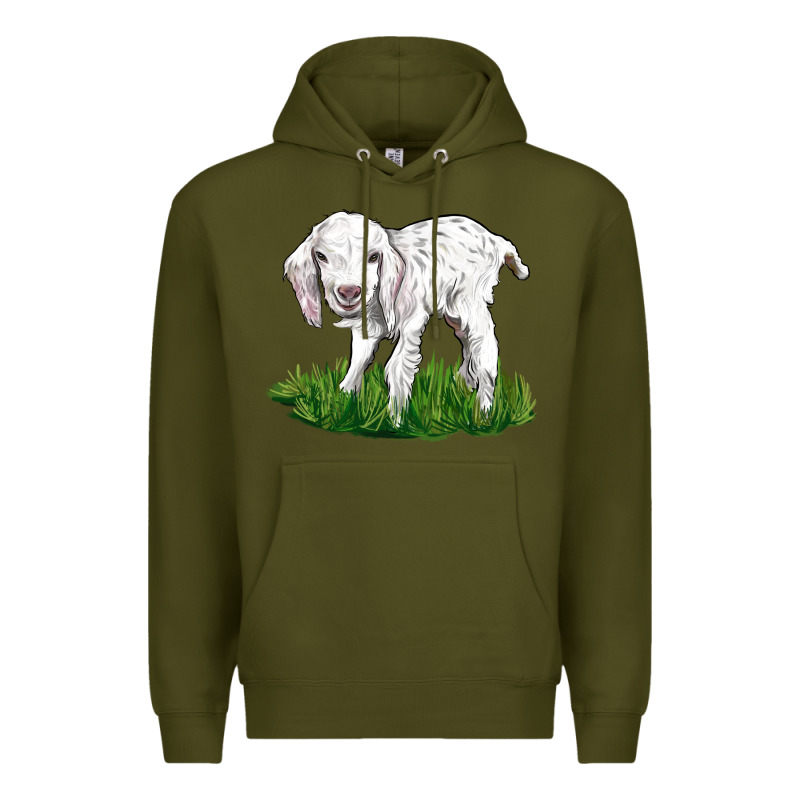 Baby Angora Goat Premium Hoodie by LillyAllenDesigns | Teevron