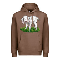 Chestnut Baby Angora Goat Premium Hoodie - LillyAllenDesigns