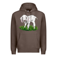 Coffee Baby Angora Goat Premium Hoodie - LillyAllenDesigns
