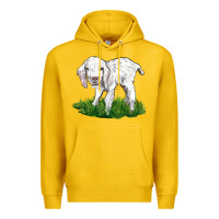 Lemon Baby Angora Goat Premium Hoodie - LillyAllenDesigns