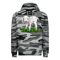 Slate Camo Baby Angora Goat Premium Hoodie - LillyAllenDesigns