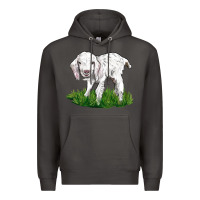 Smoke Baby Angora Goat Premium Hoodie - LillyAllenDesigns
