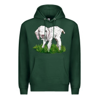 Sports Green Baby Angora Goat Premium Hoodie - LillyAllenDesigns
