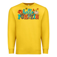 Lemon hello pumpkin Premium Sweatshirt - AdoDesignShop
