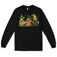 Black camping gnomies Long Sleeve Tee - texasbilliewilder