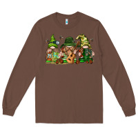 Chestnut camping gnomies Long Sleeve Tee - texasbilliewilder