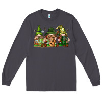 Smoke camping gnomies Long Sleeve Tee - texasbilliewilder