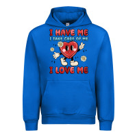 Cobalt i have me i take care of me i love me Urban Hoodie - MaliasSmallBusiness