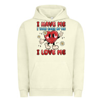 Pigment Pistachio i have me i take care of me i love me Urban Hoodie - MaliasSmallBusiness