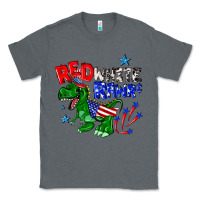 Charcoal Heather red white rawr billie wilder Classic Tee - texasbilliewilder