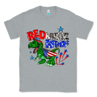 Heather Grey red white rawr billie wilder Classic Tee - texasbilliewilder