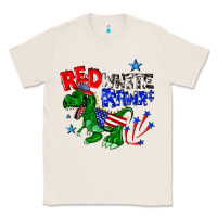 Natural red white rawr billie wilder Classic Tee - texasbilliewilder