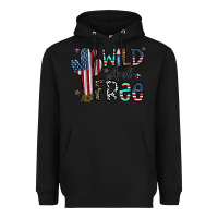 Black wild and free Heavyweight Hoodie - CowhideDigitalArt