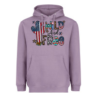 Lavender wild and free Heavyweight Hoodie - CowhideDigitalArt