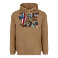 Toasted Coconut wild and free Heavyweight Hoodie - CowhideDigitalArt