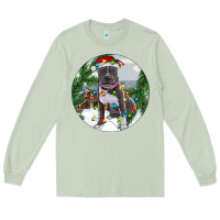 Matcha Pitbull And Farm Long Sleeve Tee - RanaPortraitStore