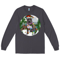 Smoke Pitbull And Farm Long Sleeve Tee - RanaPortraitStore