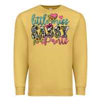Antique Gold little miss sassy pants Premium Sweatshirt - JahusDesignShop