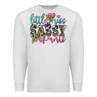Oatmeal Heather little miss sassy pants Premium Sweatshirt - JahusDesignShop