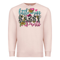 Pale Pink little miss sassy pants Premium Sweatshirt - JahusDesignShop