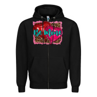 Black valentine's day be mine Zipper Hoodie - RanaPortraitStore