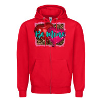 Red valentine's day be mine Zipper Hoodie - RanaPortraitStore